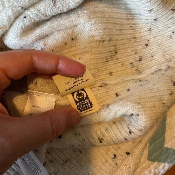 NWOT, Madewell, Bowden Henley Sweater in Coziest Yarn, Women’s Size XS - Picture 10 of 12